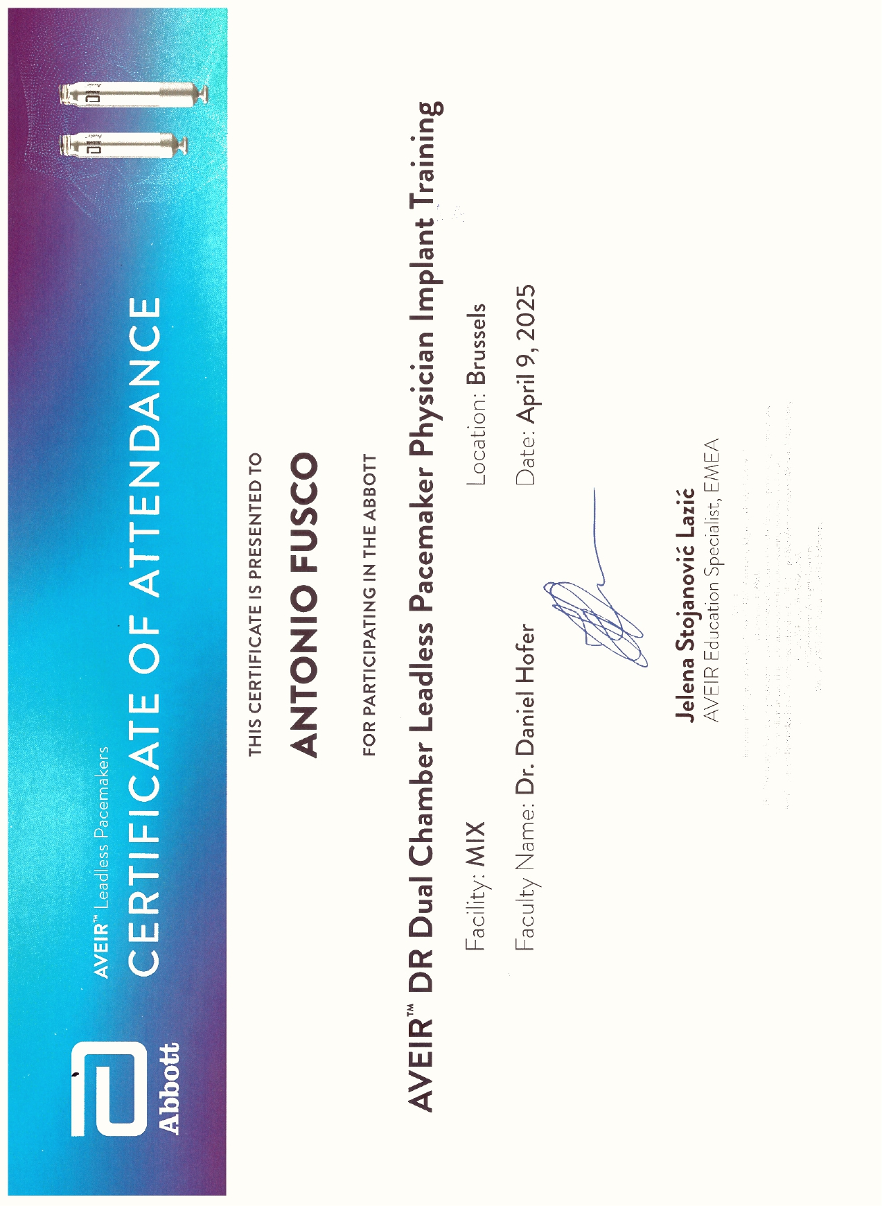 Certificato 4